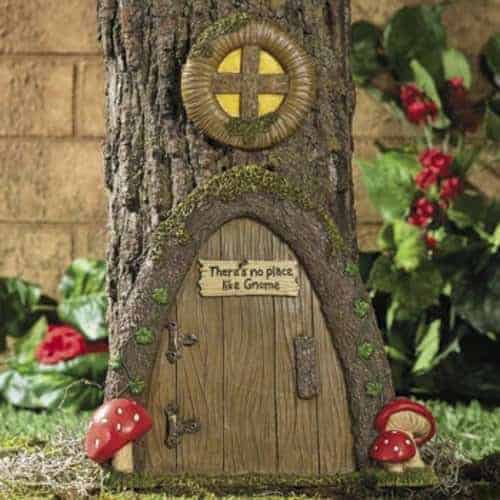 1001 Gardens &gt; Products &gt; Garden Gnome Home Door in a Tree Art Pieces ...