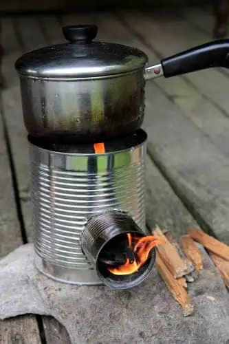 rocket stove 12 333x500 DIY : tin can portable rocket stove in travel  with stove DIY camping 