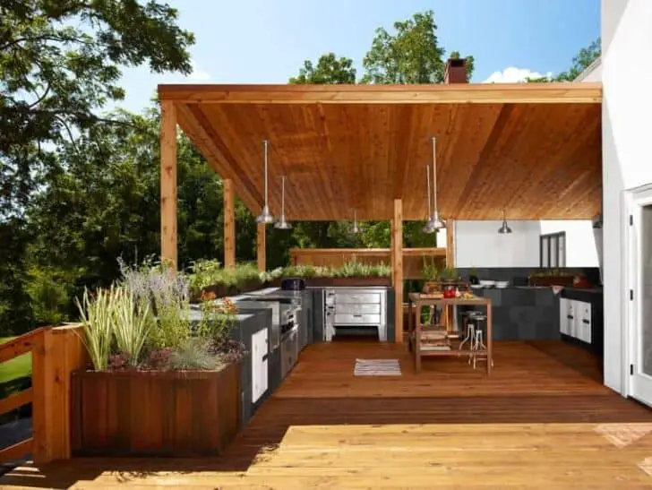 1001gardens.org Top 20 Diy Outdoor Kitchen Ideas 07 728x547 