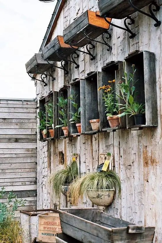 Garden Organization with Crates 11 - Potting