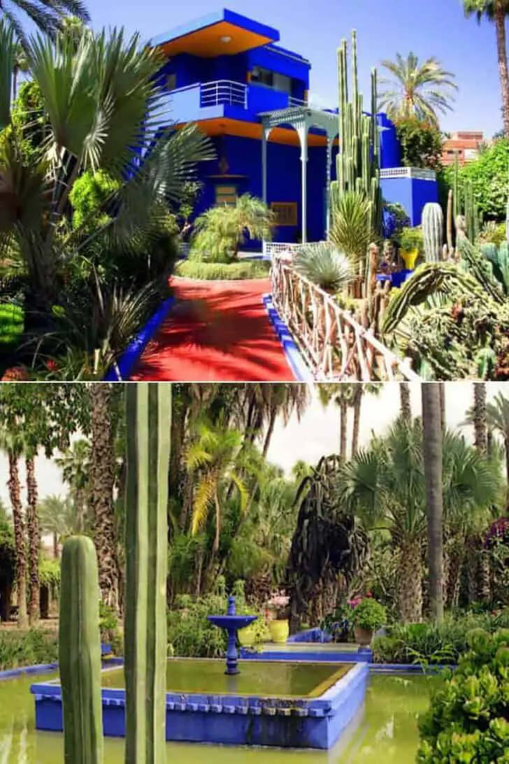 The Majorelle Garden in Marrakech