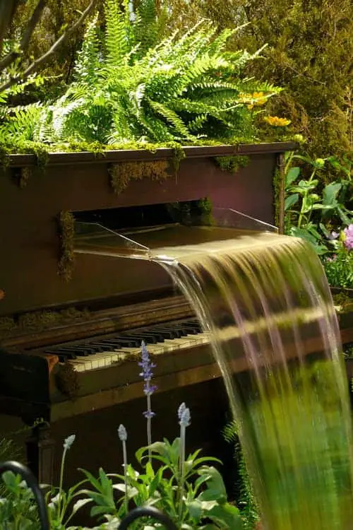 Water Fountain Piano 13 - Garden Decor