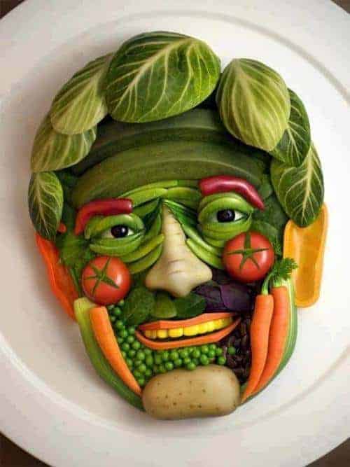 Gardening Face 6 - vegetable