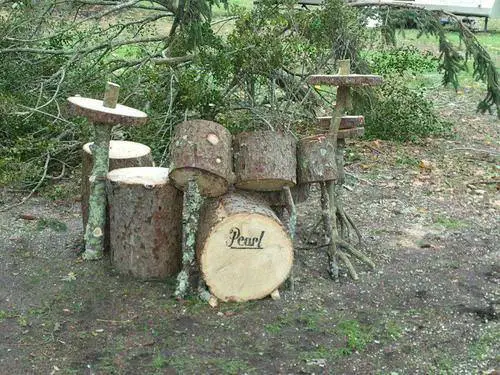 Drum Set from Wood ! 23 - Flowers & Plants