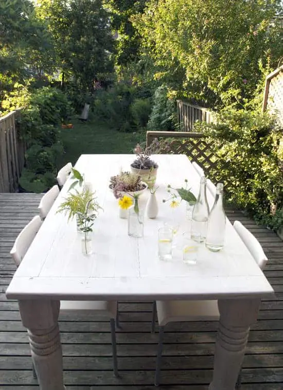 Old Table Makeover for Your Terrace 12 - table