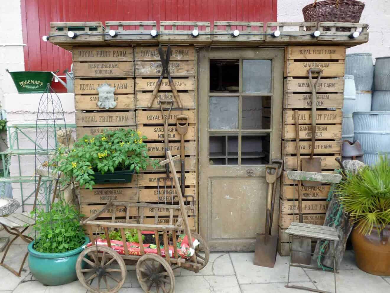 Vintage English Potting Shed 1001 Gardens