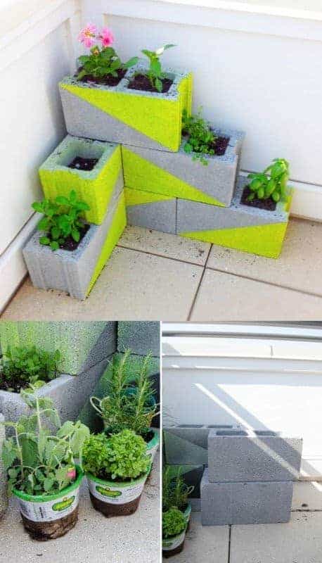 Cinder Blocks Recycled into Modern Planters 31 - cinderblock