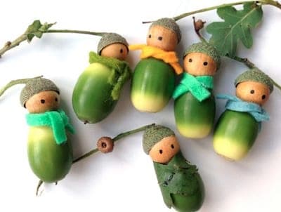 Diy : How to Make These Cute Acorn Dolls 1 - Garden Decor