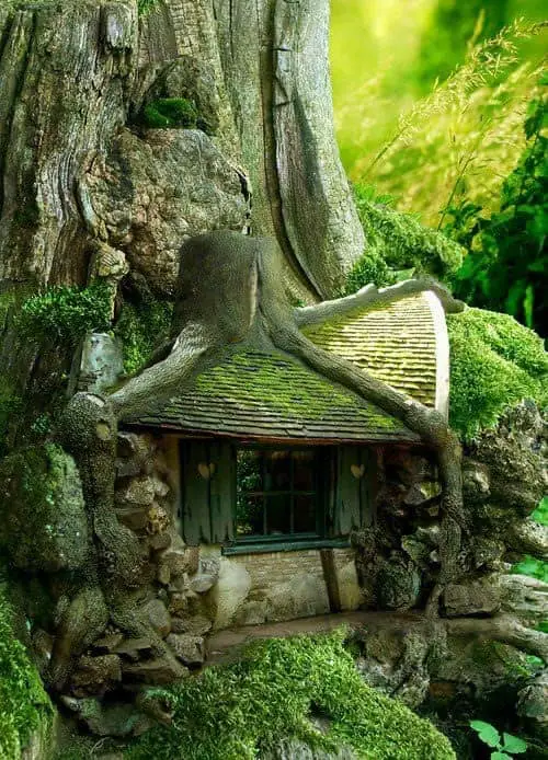 Fairy Tree House 11 - Garden Decor