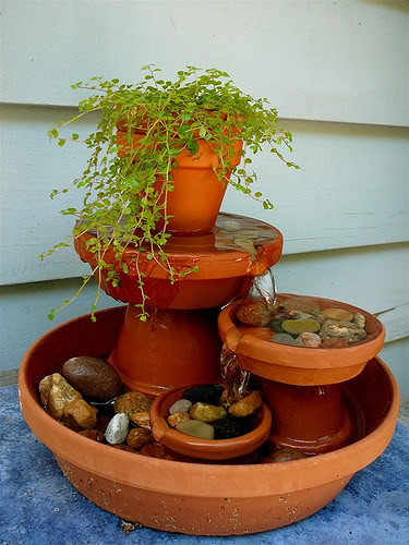 Mini Water Fountain 10 - pots