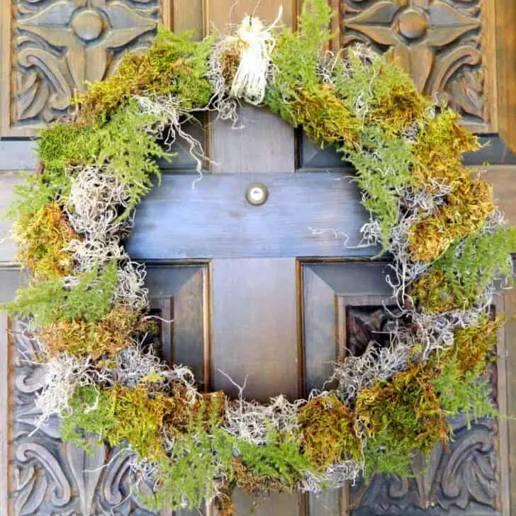 DIY Moss Wreath 5