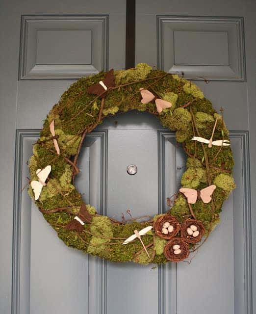 Diy: Christmas Natural Moss Wreath