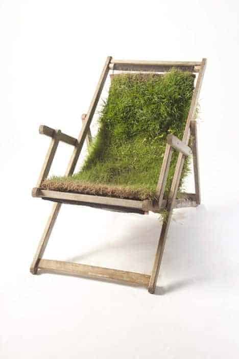 Furnitures Recycled into Beautiful Planters by Peter Bottazzi