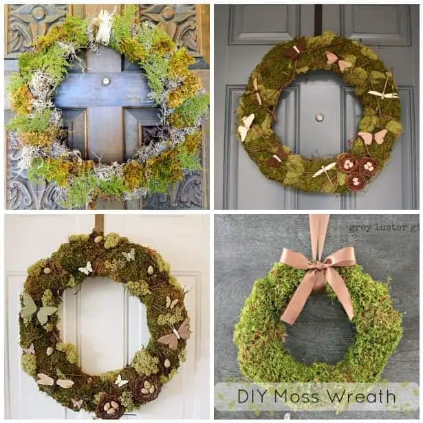 Diy: Christmas Natural Moss Wreath • 1001 Gardens