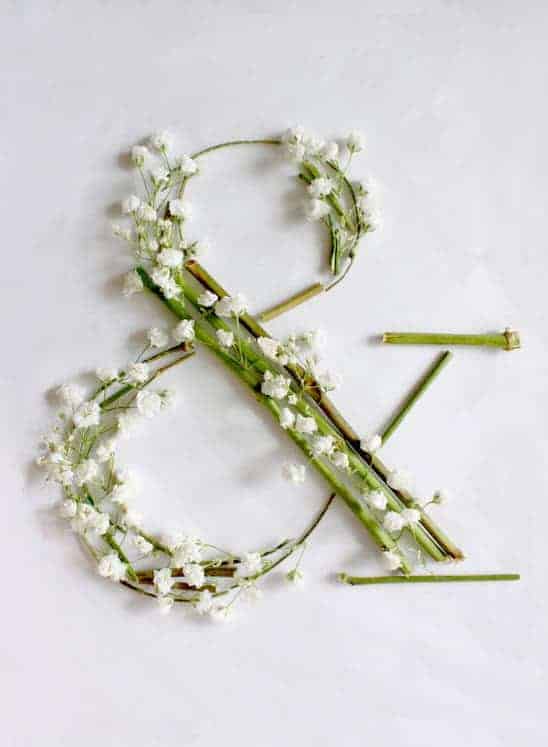 Floral Font 1 - Flowers & Plants - 1001 Gardens typo