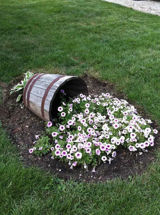 Overturned Flower Bucket 9 - Landscape & Backyard Ideas