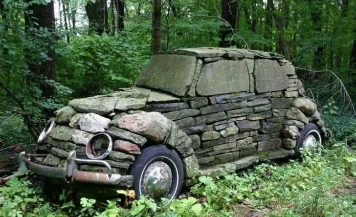 Vw Rocks Beetle 26 - Garden Decor