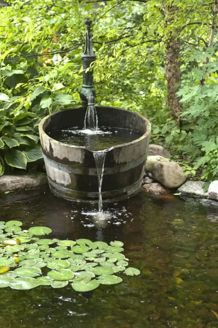 Old Barrel Fountain 9 - Urban Gardens & Agriculture