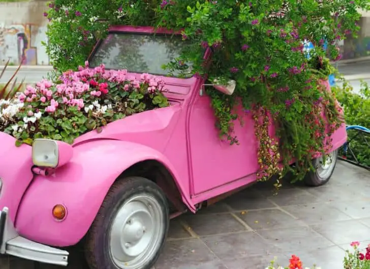 2cv Car Flowerpot 31 - pots