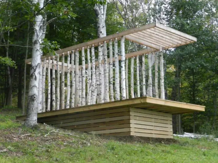 The Birch Pavilion - sheds-huts-treehouses The Birch Pavilion - sheds-huts-treehouses