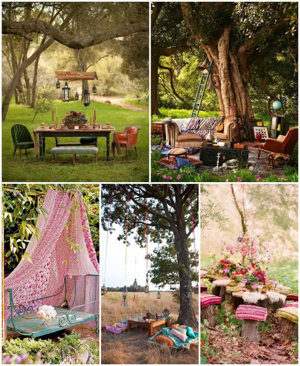 garten boho style