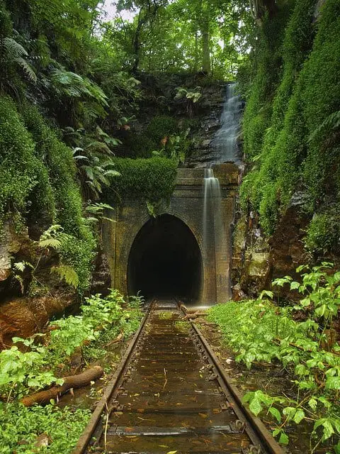 Helensburgh Abandoned Train Tunnel Landscape in Australia 17 - travelling