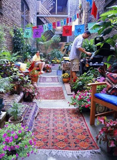 Bohemian Style Patio Decor Idea 21 - bohemian