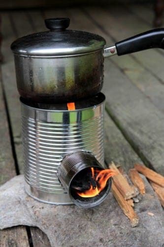 Diy: Tin-can Portable Rocket Stove 19 - Fire Pits & Grills