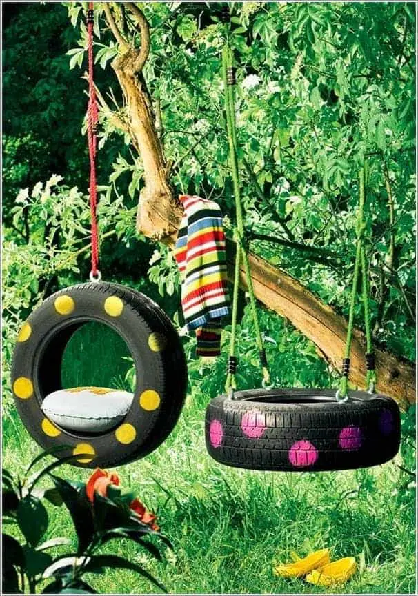 10 DIY Recycled Tires Decoration Ideas for Your Garden 4 - Garden Decor