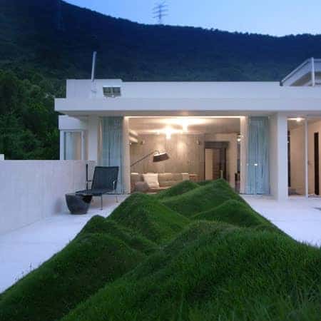 Undulating Lawn on the Terrace - landscaping Undulating Lawn on the Terrace - landscaping
