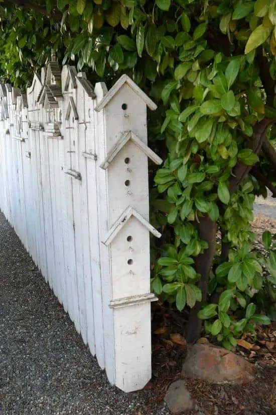 Birdhouse Fences 2 - Bird Feeders & Houses