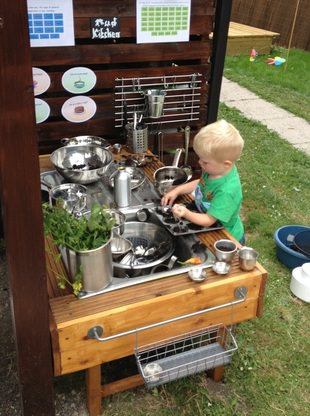 baby mud kitchen