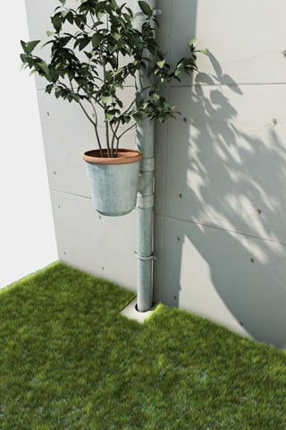 Planter Plugged in Gutters 1 - Flowers & Plants - 1001 Gardens gutter-planter2
