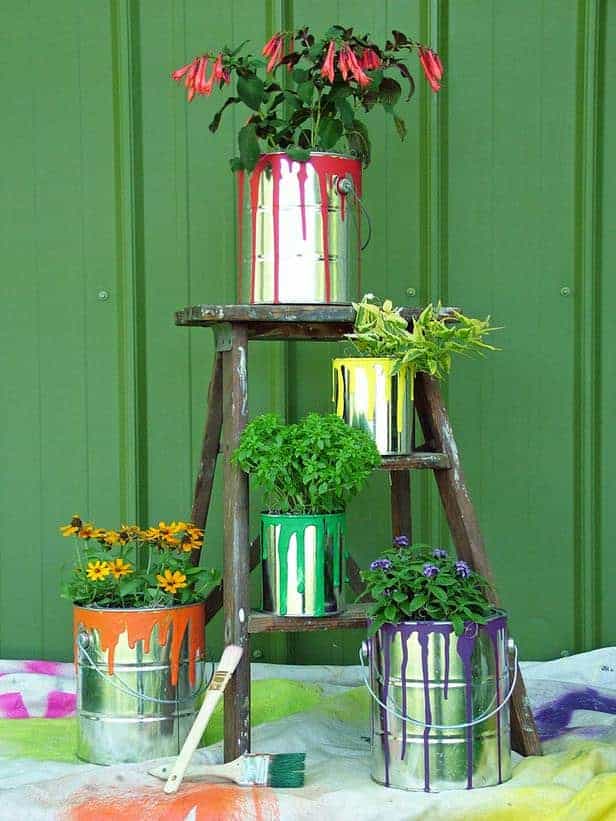 Container Garden Art 15 - repurpose