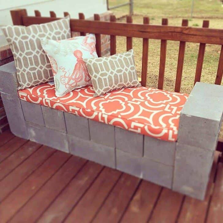 10 Ideas to Recycle Cinder Blocks in the Garden 13 - Patio & Outdoor Furniture