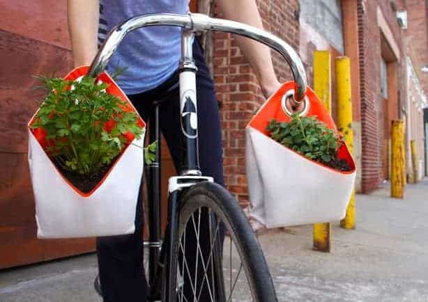 Reclaimed Boat Sails Upcycled into Planters - flowers-plants-planters Reclaimed Boat Sails Upcycled into Planters - flowers-plants-planters