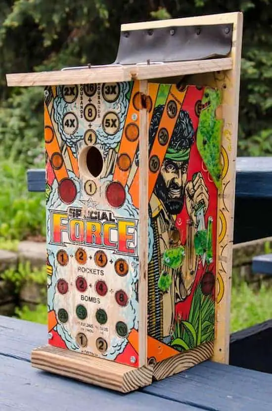 Repurposed Pinball Birdhouses 1 - Bird Feeders & Houses