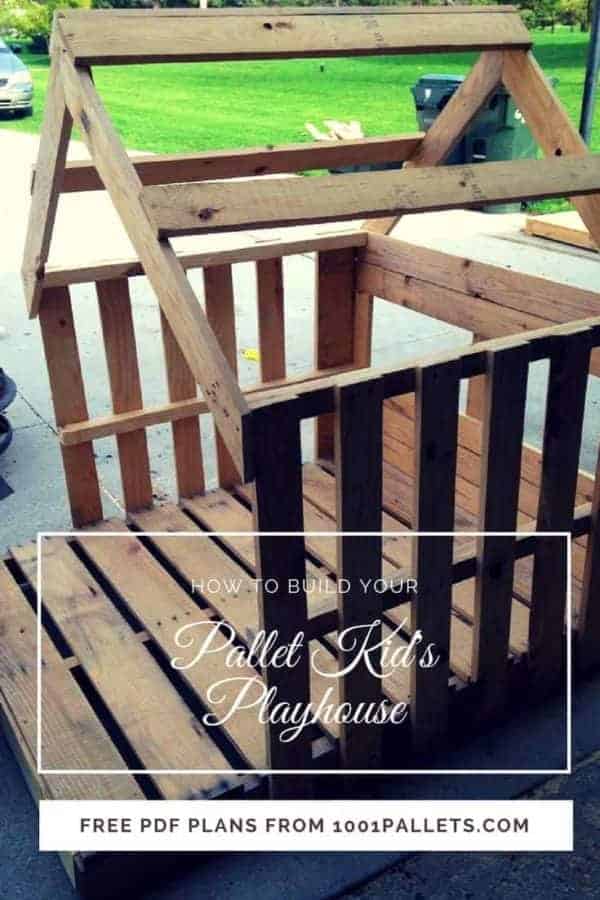 25 Pallet Kids Playhouses Ideas