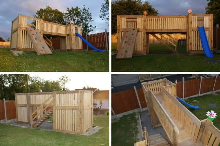 25 Pallet Kids Playhouses Ideas