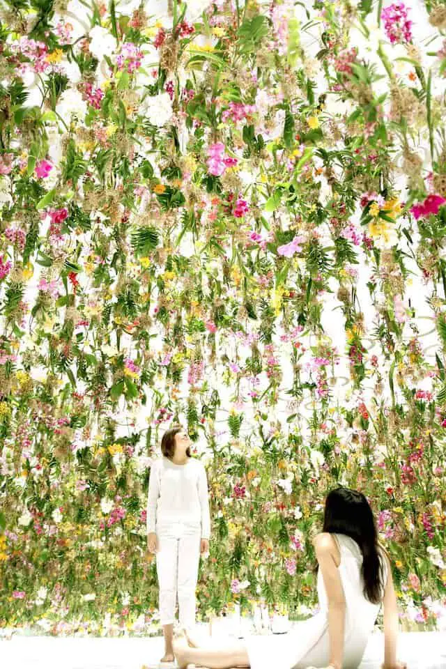 2300 Floating Flowers Garden in Tokyo