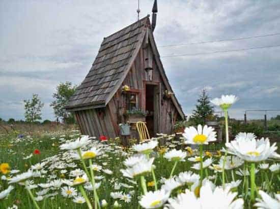 The Rustic Way Whimsical Huts Built With Reclaimed Wood 