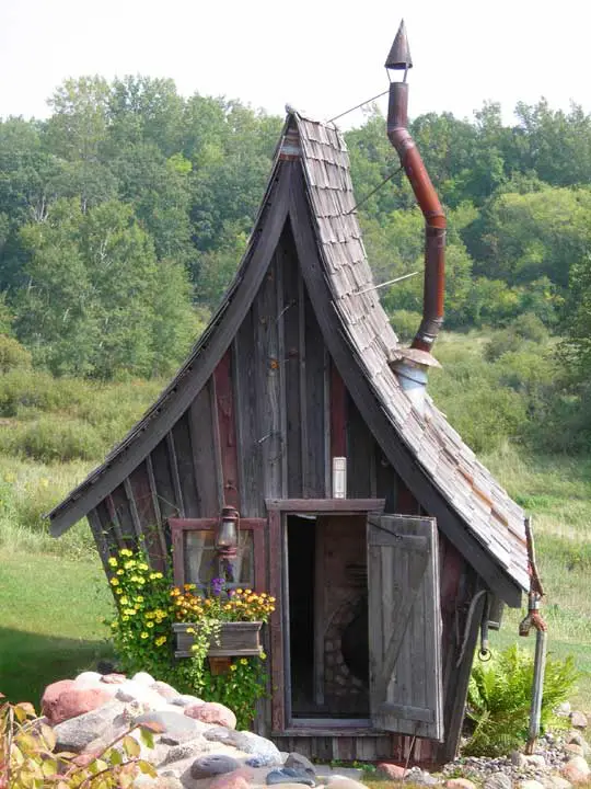 The Rustic Way Whimsical Huts Built With Reclaimed Wood 