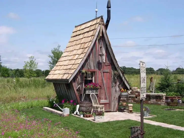 Whimsical hut