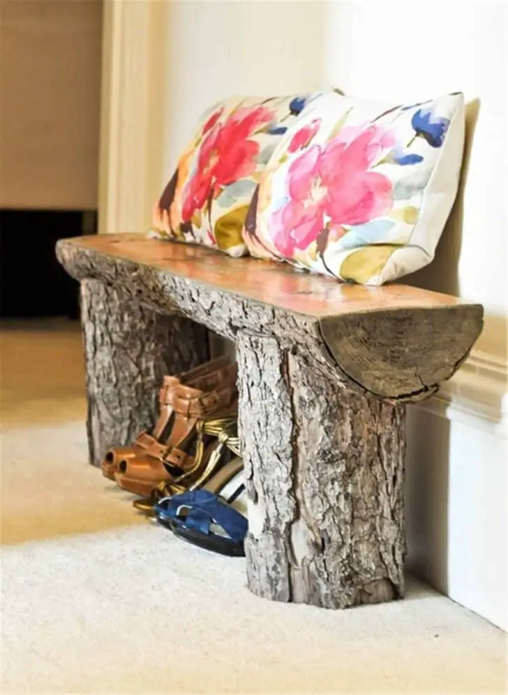 15 Tree Log Ideas for Your Garden 11 - Patio & Outdoor Furniture