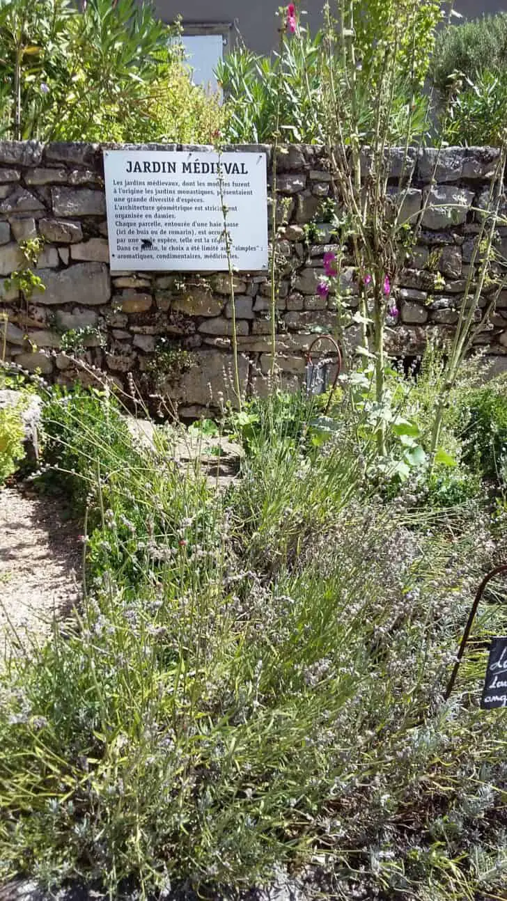 The Medieval Garden of Saint-antonin-noble-val in France