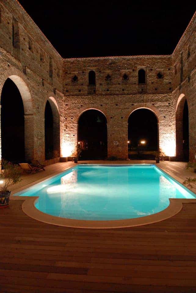 Swimming Pool in an Old Abbey 16 - tree