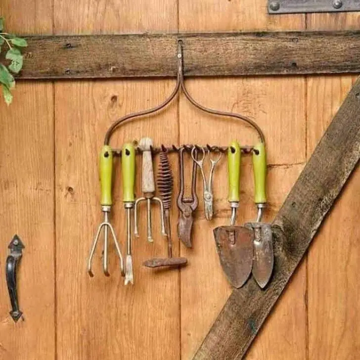 12 Garden Tool Storage Racks Easy To, Garden Tool Hanger Plans