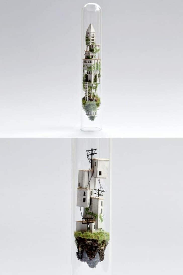 Miniatures in Glass Test Tubes