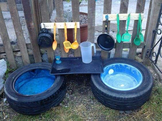 10 Fun Ideas for Outdoor Mud Kitchens for Kids