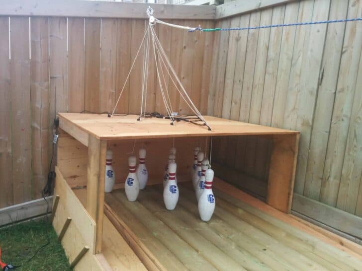 Amazing DIY Wood Backyard Bowling Alley - 1001 Gardens